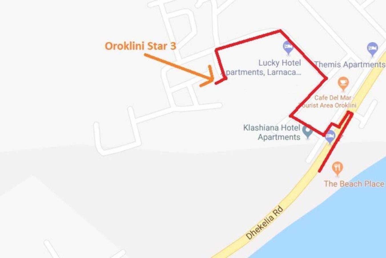 Oroklini Star 200Metres From The Sandy Beach Larnaca Luaran gambar